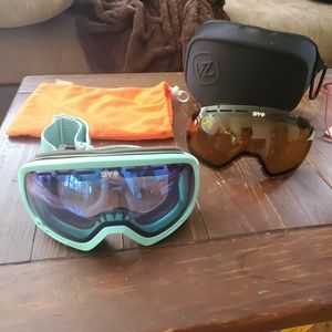 Mint Green SPY Snow Goggles